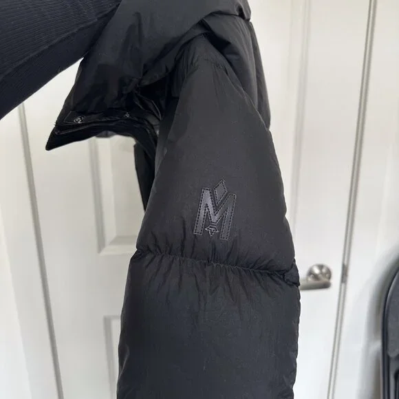 Mackage ISHANI long down coat with hood | Size: Small | Color: Black - Picture 3 of 15